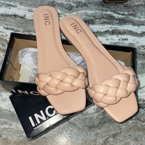 Braided flat sandals